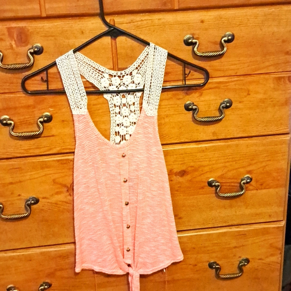 Knit lace tank perfect condition.  Gently worn. No flaws nwot